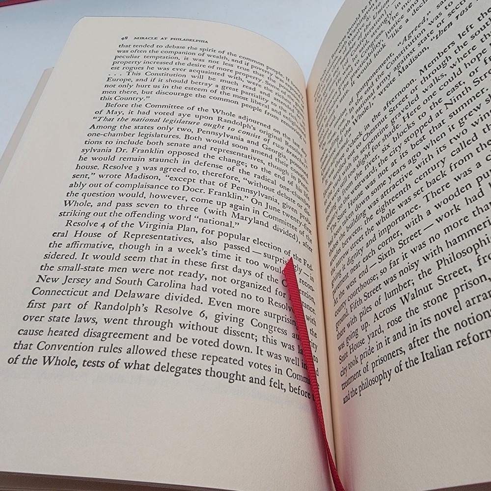 Catherine Drinker Bowen Miracle at Philadelphia Hardcover Slipcase 1986  Good - Picture 5 of 9